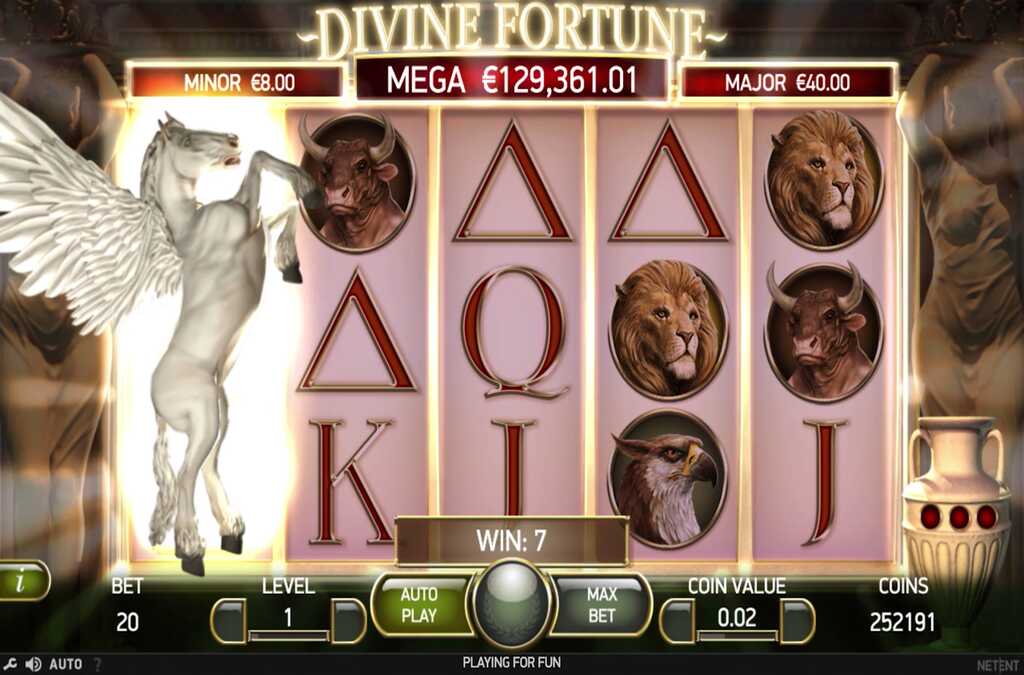 divine fortune スロット